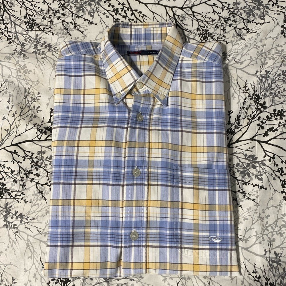 Men’s Roper shirt sleeve western shirt. Size L